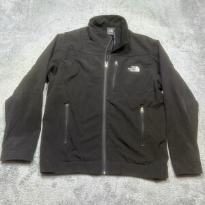 The North Face Jacket Mens M-L Black Summit Series Soft Shell Outdoor *SPOTS